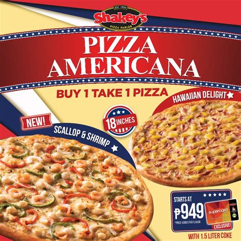 Your fave Buy 1 Take 1 pizza just .